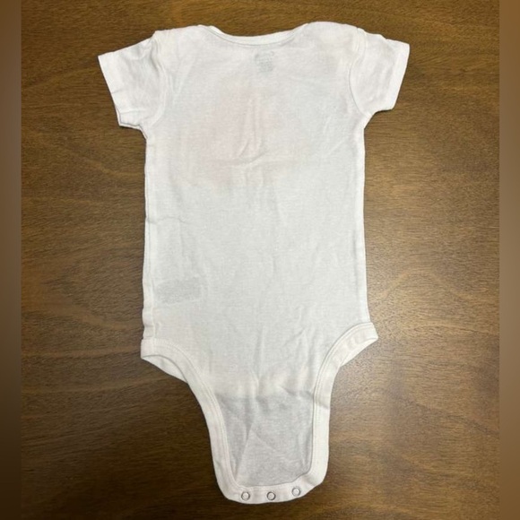 Gerber Unisex Baby Short Sleeve Bodysuit White 6-9 Months (0399) - Picture 7 of 9